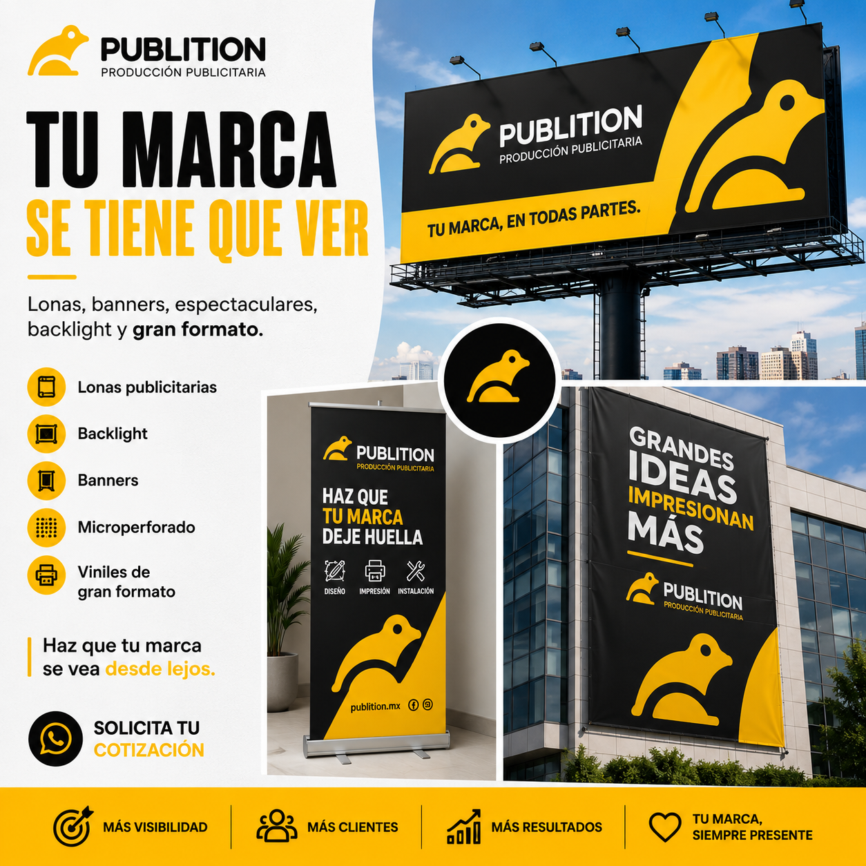 Mockup de gran formato Publition